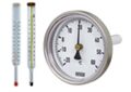 Термометры биметаллические и жидкостные, бобышки, гильзы, оправы фото